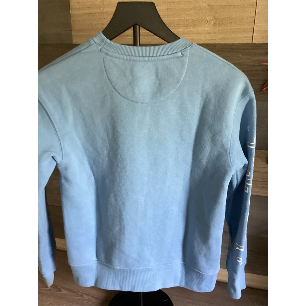 Levi‎ Silver Tab Logo Long Sleeve Sweatshirt Blue Size Medium 10/12 Preowned - Picture 8 of 8